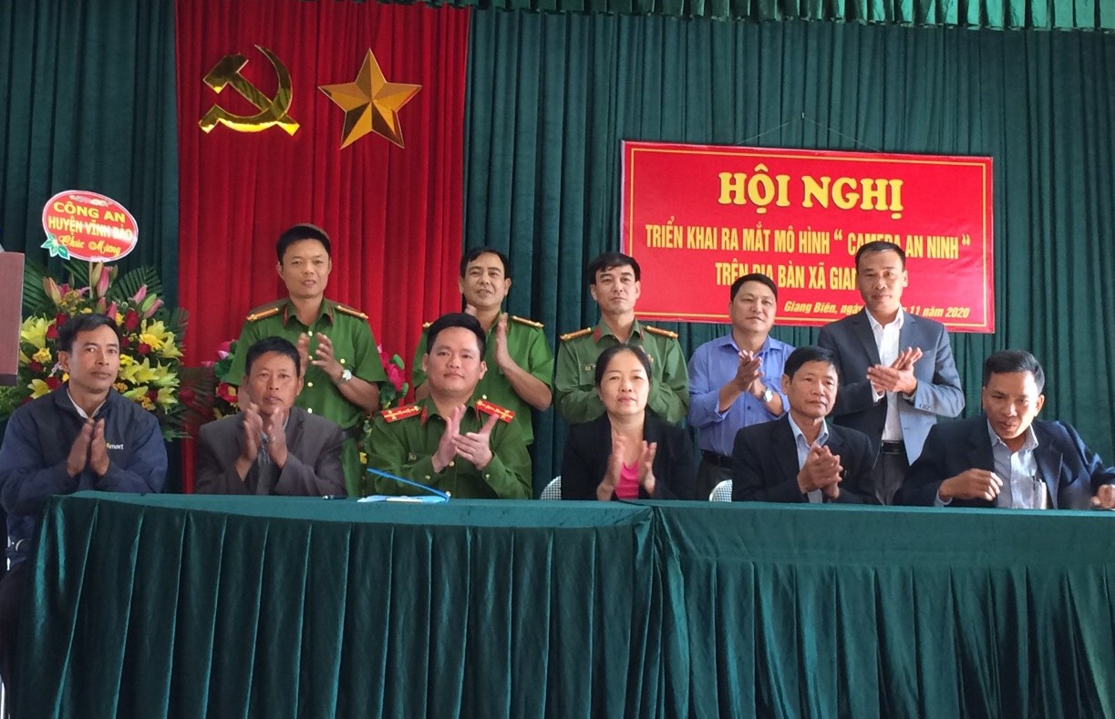 Xã Giang Biên (Vĩnh Bảo): Ra mắt mô hình “Camera an ninh” với 28 camera